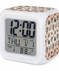 Top Notch Silent Digital Alarm Clock With Cool Starfish Shell Shape And Gentle Nightlight For Bedrooms Or Work Desks checks time and temperature.