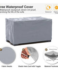 Outdoor Storage Table For Patio Coffee Table All Weather Wicker With Waterproof Cover Rattan Furniture For Toys And Garden Tools