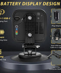 2-pack wireless magnetic trailer taillights with USB-C charging, 180° adjustable, waterproof LEDs