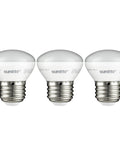 LED R14 Mini Flood Light Bulbs 4W Equivalent, 250 Lumen, E26 Medium Base, Dimmable, ETL Listed, 2700K Soft White, 3 Pack