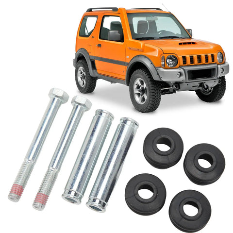 Top Tier Front Brake Caliper Slider Pin Kit For Suzuki Jimny 1998 To 2023 Heavy Duty Metal And Rubber Guide Pin Replacement For brake repair