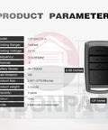Two Pack Replacement Remote For Overhead Door Garage Door Opener O3T BX O3T A product specifications and remote image