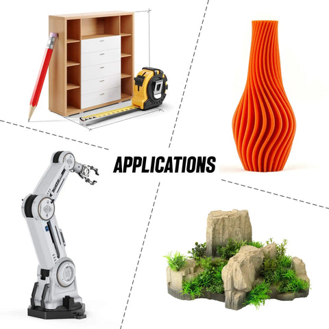 Industrial Grade Cyanoacrylate Adhesive For Woodworking And 3D Printing With Medium Viscosity applications: furniture, vases, robotics, dioramas.