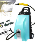 Heavy Duty High Pressure Steam Cleaner with 3.5L Tank & 9 Accessories Fast Heating 3000W for cleaning greasy kitchen hood.