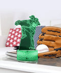 Baseball 3D Illusion Night Light With Remote Timer 7 Color Changing LED Baseball Lamp on table with glove and ball