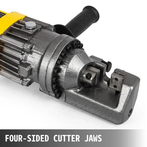 Heavy Duty RC 16 Portable Electric Hydraulic Rebar Cutter Cuts 4Mm To 25Mm Steel Bars Fast With Pure Copper Motor four-sided cutter jaws.