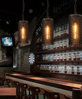 E26 LED Filament Bulb 4W Equal 40W Non Dimmable Transparent Antique Clear Edison Tubular Light Bulb 2700K Warm White 450 Lumens