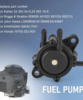 Universal Fuel Pump Replacement For Kohler 17Hp To 25Hp Small Engine Mowers And Tractors Compatible With Honda Yamaha John Deere