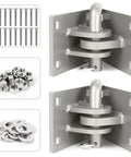 Floating Dock Hinges Kit With Backer Plates And Mounting Screws For All In One Heavy Duty Dock Linking Stationary Connector