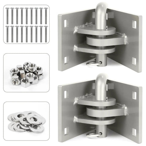 Floating Dock Hinges Kit With Backer Plates And Mounting Screws For All In One Heavy Duty Dock Linking Stationary Connector