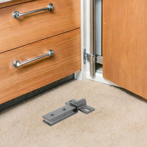Heavy Duty Stainless Steel Shower Door Hinges With Long Bar Pivot, Double Hole Square Design For Smooth, Stable Operation And Easy Install, Built To Last For Home Renovations And New Bathroom Upgrades, gray hinge close-up