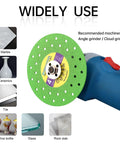 Heavy Duty 4.5 Inch Diamond Saw Blade For Angle Grinder Cuts Like Butter On Porcelain Ceramic Tile And Marble Zero Mess Guarantees Snap Perfect Cuts For Any Weekend Warrior Project 5 Pack Set with green blade on angle grinder