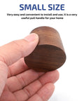 5cm Walnut Wood Cone Cabinet Knobs Drawer Pull Handles For Wardrobe And Kitchen Cabinets Dope Durable Furniture Hardware Upgrade Your Dresser And Closet With Easy Installation