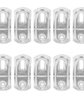 10 Pack Iron Corner Brackets With 90 Degree Rounded Right Angle Heavy Duty L Shaped Shelf Braces For Cabinets