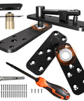 Hidden Door Hinge With Dual Bearing Design For Secret Doors Murphy Door Bookcase Installations Rotating Silent Hinge Kit