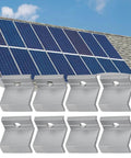 10 Pack Aluminum Solar Panel End Clamps Kit For PV Modules Z Bracket Mounting Clamps For 30 Mm To 45 Mm Frame Heights