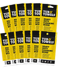 Heavy Duty 10 By 12 Inch Cleaning Wipes On The Go Multi Surface Wipes 12 Pack Pre Soaked packets displayed together
