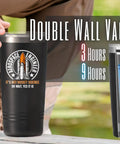 Space Themed 20oz Stainless Steel Tumbler With Lid, Double Wall Vacuum Insulated Travel Coffee Mug For Men with rocket logo