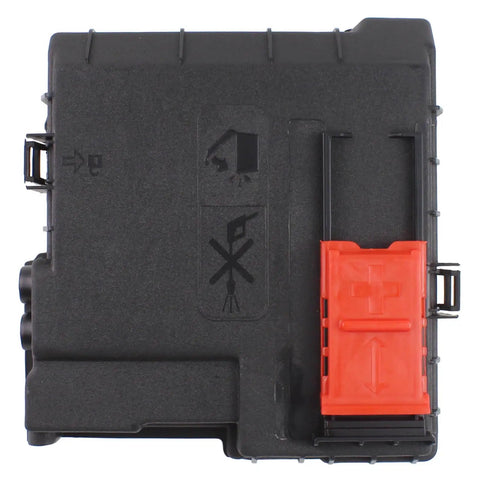Hella Rugged Under Hood Fuse Block Upper Cover Replacement For Chevy Silverado Sierra Tahoe Suburban Gmc Cadillac Hummer Ev Truck Suv Socket Protector Plate viewed from above, showcasing durable design.