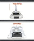 Top Tier Rock Solid Right Engine Motor Mount For Hyundai Elantra Veloster Kona 2017 Through 2020 Four Cylinder Inline 21810j9000 front and rear views