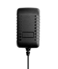 Heavy Duty 10Ft AC Power Cord Cable, Badass Reliable For Porter Cable Reciprocating Saws, UL Tested 16AWG black connector viewed from front.