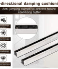 Bi-directional damping cushioning for Concealed Sliding Barn Door Hardware Kit With Soft Close For 40 To 44 Inch Passage Opening Hidden Sliding Door Hardware Floating Wall Mounted No Door Included Easy Install With Clear English Guide And Simple Drawings For Quick Setup