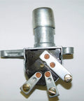Headlight Dimmer Switch For 1946 1971 Willys Jeep Fits OE Reference 811681 replacement, silver 3-terminal floor-mount switch