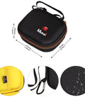 Mchoi Hard Carrying Case Fits for PREXISO 2-in-1 Laser Tape Measure, Digital Distance Meter, black EVA case with strap.