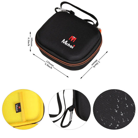 Mchoi Hard Carrying Case Fits for PREXISO 2-in-1 Laser Tape Measure, Digital Distance Meter, black EVA case with strap.