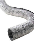 4 Inch By 50 Foot Flexible Aluminum Duct With Polyester Reinforcement, Heat And Flash Fire Resistant, Model F0450 Ventilation Duct