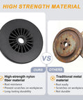 4 Inch Airway Buffing Wheel Flange Kit With Five Eighths Inch Arbor Hole Extension Shaft Ready Safe Flange nylon vs metal