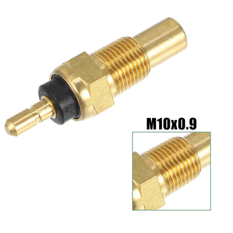 Professional Engine Coolant Temperature Sensor Water Temp Sender For Honda Accord Civic Crv Prelude with brass finish and rubber seal.