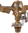 Beefy Half Inch Brass Sprinkler Head With Adjustable Coverage Up To 90 Feet Delivers 6360 Sq Ft Of Lawn Coverage Rugged Weather Ready