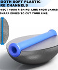 Heavy Lead Egg Sinker Weights For Bottom Rigs And Surf Fishing No Snag Sliding Oval Sinkers For Catfish Bass River And Lake Angling 25g Per Sinker 0.88oz 10 Pack For Longer Casts And Stronger Bottom Holds, showing smooth plastic core channel.