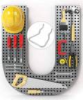 Stainless Steel Double Loop Pegboard Hooks Set For Plier Holders 16 Piece Heavy Duty Tool Organizer Display Hooks on pegboard