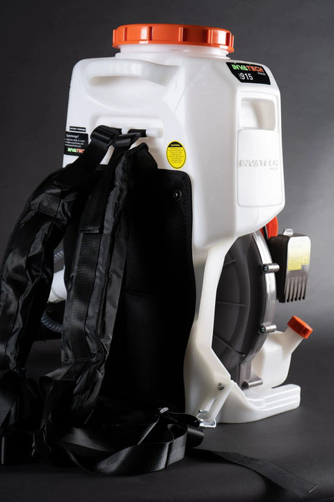 Backpack Mosquito Fogger With Turbo Pump M915 Cold Fogger And Mister Duster featuring a 4-gallon tank and backpack straps