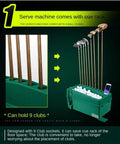 Automatic Golf Ball Dispenser For Practice With Smooth Release And Easy Refill System club organizer display