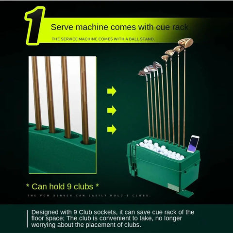 Automatic Golf Ball Dispenser For Practice With Smooth Release And Easy Refill System club organizer display