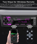 All In One Bluetooth Car Stereo For Marine Use That Slaps With Single Din LCD Display MP3 Player FM AM Receiver Dual USB Ports