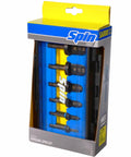 Six Piece Drill Bit Swaging Tool Set For Expanding Copper And Aluminum Tubes Includes One Quarter Inch, Three Eighths Inch, S6000