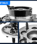 Beefed Up Front Wheel Bearing And Hub Assembly For 2004 To 2008 Chevy Colorado And 2004 To 2008 GMC Canyon RWD 6 Lug ABS Kit