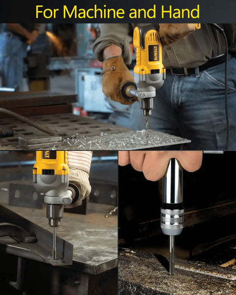 Drill And Tap Set Kit Metric HSS Taps M2 To M16 With Matching Jobber Length Drill Bits 24 Pcs For Metalworking use