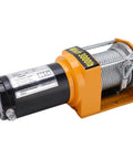 Heavy Duty 12V Electric Winch Kit Featuring 3000 LB Towing Capacity With Wired Control And Durable Stainless Steel Cable.