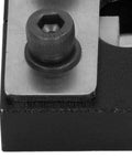 Close-up of Durable Aluminum Alloy Filament Welding Connectors For 1.75mm Filaments with a black finish showing hex socket screw.