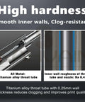 All Metal Hotends For H2D H2S H2C P2S With 0.4mm Hardened Steel Nozzle showing titanium throat tube and Ra 0.4 inner wall.