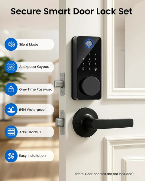 Keep Your Home Secure With This Top Shelf Keyless Entry Fingerprint Smart Deadbolt Bringing Quick Bluetooth App Sync Crisp Event Logs And Zero Friction Android Ios Pairing