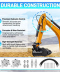 3 Way Hydraulic Diverter Valves Kit For 1-2 Ton Mini Excavator With Quick Connects, 31 Inch Flexible Hoses, M14 BSP Thread