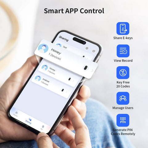 Big Time Smart Keyless Entry Door Lock With Smooth App Sync And Sleek Digital Keypad Bluetooth Electronic Deadbolt Guarding Homes Rock Solid With Quick Auto Lock For Zero Hassle Setup In Clean Silver