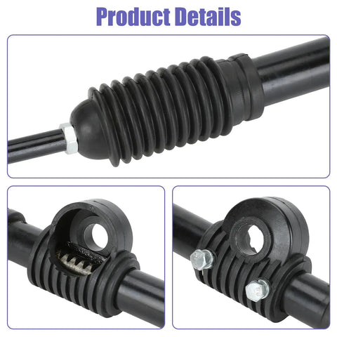 Steering Gear Assembly Compatible With Coleman KT196 CK196 196cc 6.5HP Go Kart And Kandi 110cc Quad DIY Cart Parts detail view
