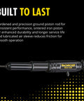 Air Adjustable Shock Absorber for Chevrolet Corvette 1963-1982 with Max Air MA785 branding, showcasing durable piston rod.